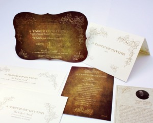 Valerie Fund: 176lb Foil Stamped Invitation