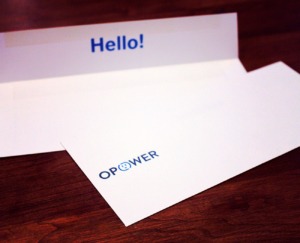 Opower: Custom Envelopes with Interior Printing